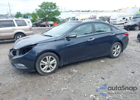 2013 Hyundai Sonata Limited из США, поврежденный, VIN 5NPEC4AC0DH774528